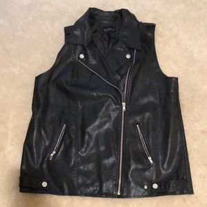 Eloquii faux leather biker vest!